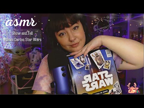 ASMR | Show and tell - Album Cartas STAR WARS ♡  | Susurros, tapping..
