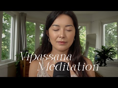 ASMR Guided Vipassana Meditation (Being the witness)