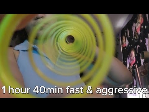 💤1 hour 40 min fast and random ASMR Compilation