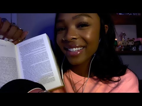 ASMR Reading a Jane Austen novel in an English Accent pt 2 📚 + close up w/ inaudible whispers