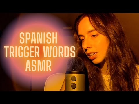ASMR | Making You Fall Asleep With Spanish Trigger Words | Hand visuals