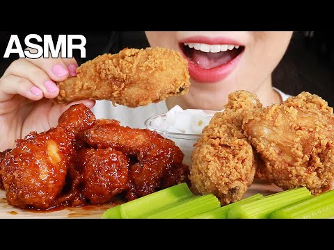 ASMR Korean Fried Chicken Eating Sounds Mukbang 치킨먹방