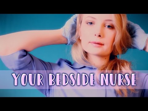 ☾ Your Bedside Nurse ☽ ASMR Personal Attention Role Play with Head Massage