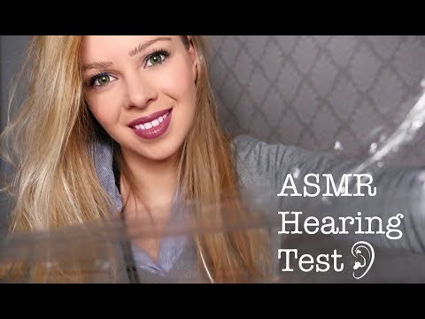 ASMR Hearing Test (Medical, Doctor Examination, Tingly Relaxing Triggers)