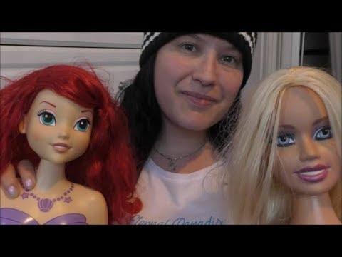 Asmr Doll Spa ! Barbie & Ariel get PAMPER TIME!