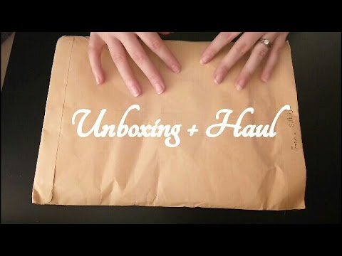 ASMR Opening a Package + Mini Shopping Haul   ☀365 Days of ASMR☀