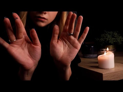 ASMR Guided Meditation Whispering Hand Movements Rain Sounds | Hypnosis | Personal Attention | Reiki