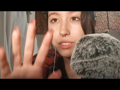 Subtle mouth sounds + Hand movements ASMR (spoolie, teeth tapping, personal attention)