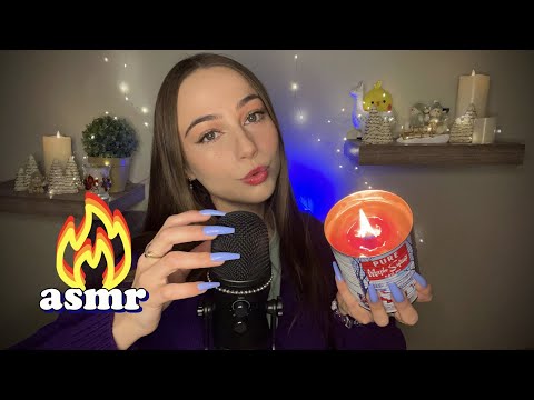 ASMR Candle Crackle + Bare 💕🕯️ perfect mix of chitchat + sleepy sounds 🕯️💕
