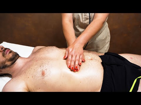 FULL BODY MASSAGE with OIL ** VERY STRONG SOUNDS ** ASMR BARBER