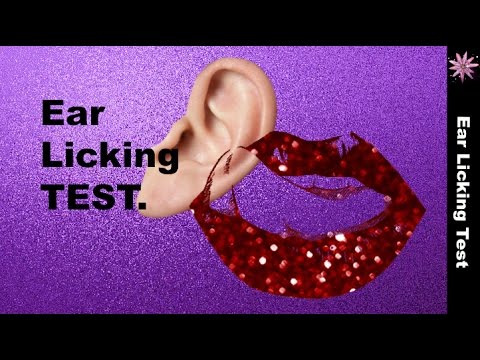 [ASMR] Ear Licking Test, Binaural. Mouth Sounds. Female.