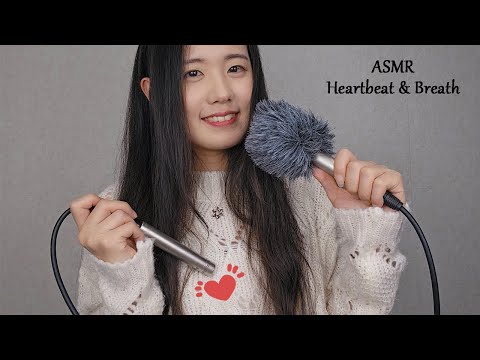 ASMR You Can Get Best Relaxation! 😌 Heartbeat & Deep Breathing, Blowing (No Talking, 1Hour)