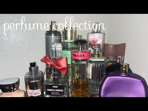 ASMR my perfume collection🌷
