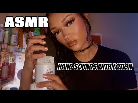 ASMR RELIEF fast and aggressive hand sounds with lotion, mic pumping + scratching for tension