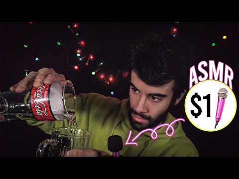 ASMR $1 MICROPHONE LIQUID SOUNDS (you can't imagine how relaxing)