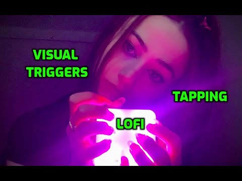 ASMR | Lofi Light Triggers | Tapping w/ Some Whispers