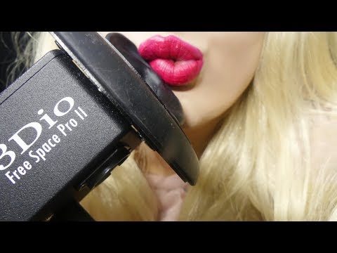 ASMR 3Dio Mouth Sounds + Tongue Clicking  Ear To Ear Only