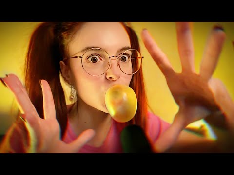 ASMR | Mouth Sounds, Gum Chewing, Hand Sounds, Fast and Aggressive, No Talking, Super Tingly!!!