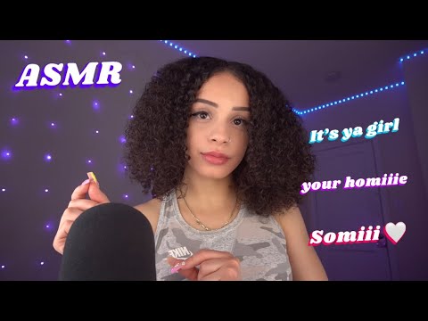 ASMR | Repeating my Intro 🦋 Fast Hand Sounds + Mouth Sounds // Layered (spanish & english) ✨