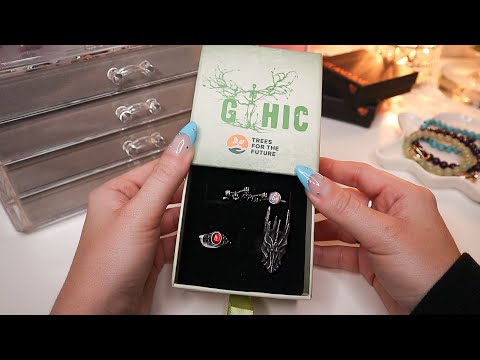 ASMR | Jewelry Collection Part 2 | Rings, Earrings, & Bracelets💍(Ft. GTHIC)