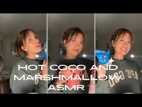 Tis the season for a hot coco and marshmallow ASMR!!!