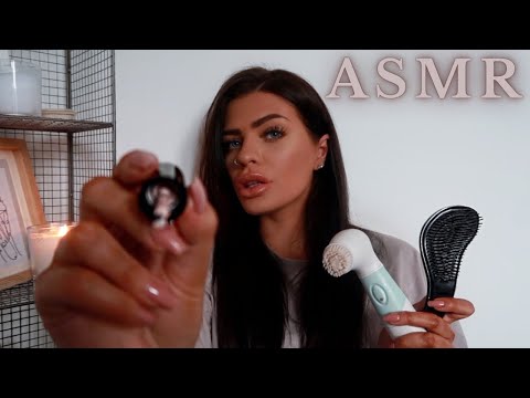ASMR Pampering You (w/ layered sounds) 🧖🏻‍♀️💛 Hair Brushing, Personal Attention, Face Touching