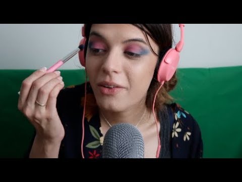 ASMR | 50K Q&A (Answering Your Questions & Putting On Makeup!!!)