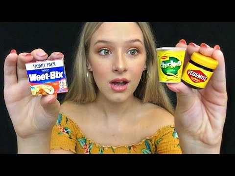 ASMR Tiny Food! tapping & crinkle heaven ✨