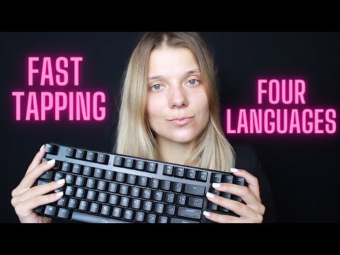 ASMR Can you guess all the languages? Fast Tapping