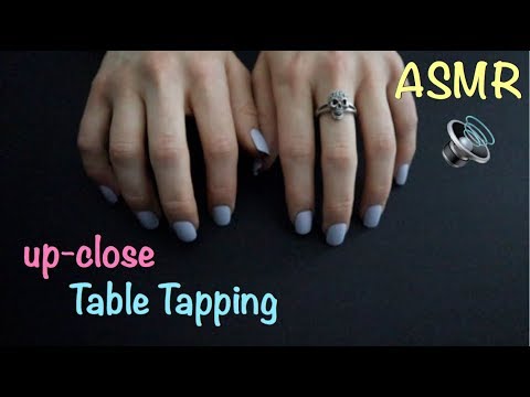 ASMR table tapping ( Up- close & Intense)