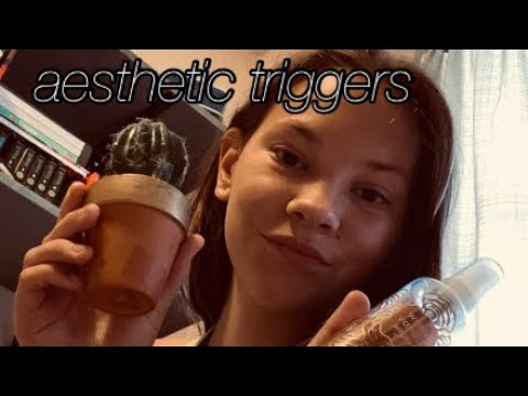 aesthetic triggers (read description)~Tiple ASMR