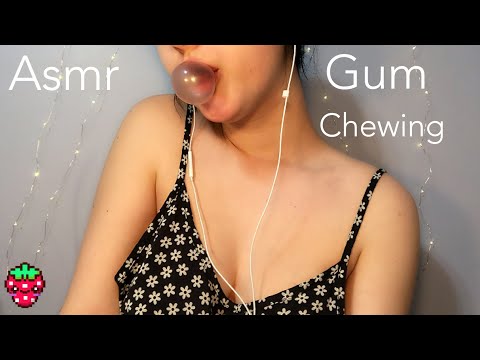 ASMR Gum Chewing Mouth Sounds (No Talking)