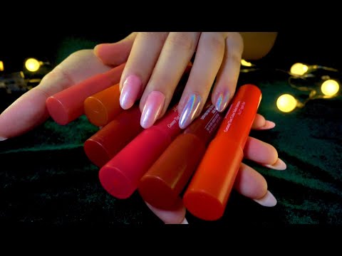 ASMR 🎧 Makeup Triggers For Sleep 💤 Tapping, Scratching, etc (No Talking)