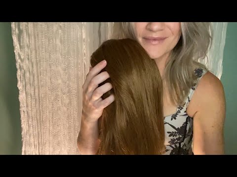 Lofi AMSR - Tingly Scalp Massage & Hair Combing (Whispered)