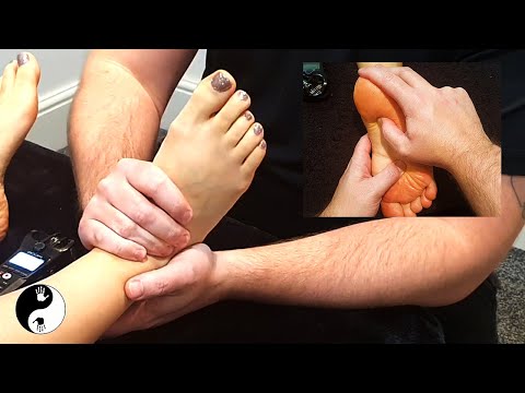 [ASMR] Foot Massage To Ease Your Tired Aching Feet with Relaxing Music [No Talking]