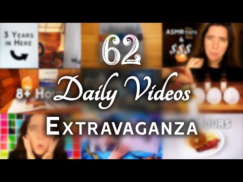 ASMR Previewing Our 62 Daily Videos