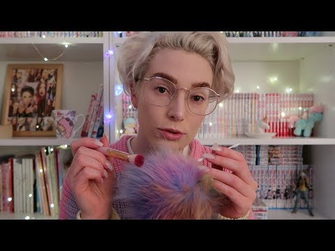 ASMR Cute Ear Attention Whispering, Acrylic Nail Tapping, Ear Cleaning, Craft Board Tapping ASMR
