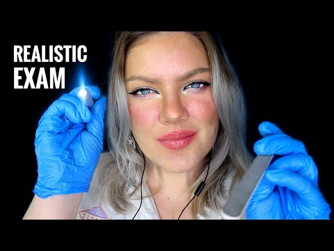 ASMR Treating Ludwig's Angina *Palpating, Personal Attention, Realistic Pace* Medical Role Play
