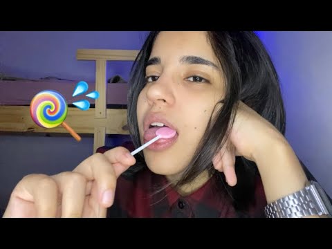 asmr lollipop! 🍭 | chupando pirulito [MOUTH & EATING SOUNDS]