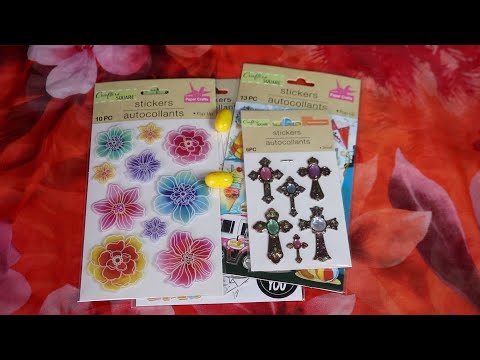 DOLLAR TREE 3D STICKERS SO CUTE ASMR CHEWING GUM