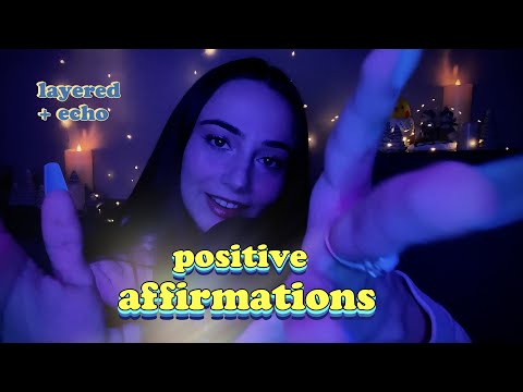 ASMR Layered + Echoed Positive Affirmations 🤍 2023 is yours ☆