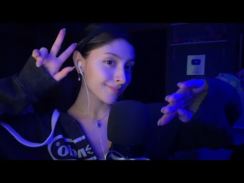 ASMR HAND SOUNDS & HAND MOVEMENTS , INVISIBLE TRIGGERS & LAYERED SOUNDS 🤍 :)