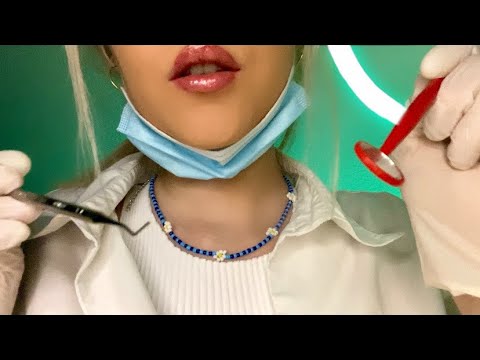 ASMR - Dental Exam and Teeth Cleaning👄🦷🪥