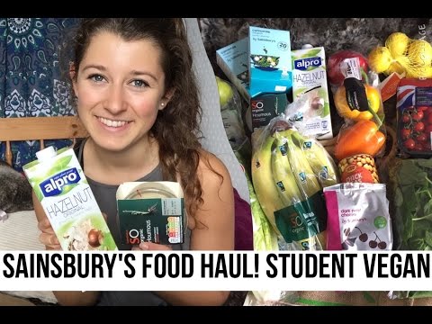 Sainsbury's Vegan Student Food Haul