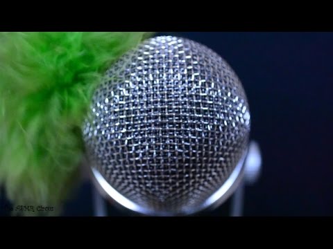 ASMR Featherbrushing The Mic . No Windshield . Soft & Rough Sounds