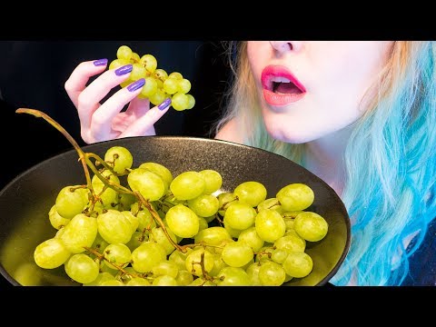 ASMR: Super Crunchy & Juicy Green Grapes ~ Relaxing Eating Sounds [No Talking|V] 😻