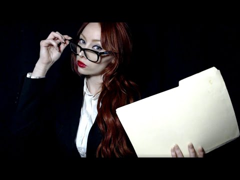 Office Assistant ASMR Roleplay I Whispers I Paper Sorting I Ripping I Note-Taking I Typing