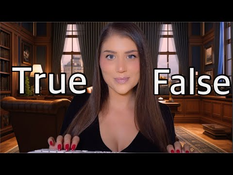 ASMR | Asking You 50 True or False Personal Questions