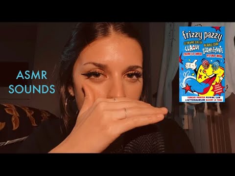 ASMR| Fast and aggressive sounds & eating sour candies🍭 (English video🇬🇧)