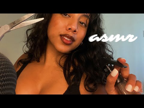 ASMR giving you a haircut you don't want